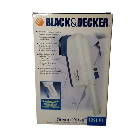 Black & Decker GS110 Steam ‘N Go Garment Steamer NEW Gift Condition - Picture 1 of 10